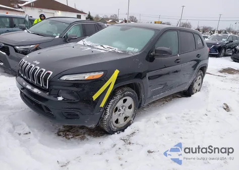 2017 Jeep Cherokee Sport 4X4 из США, поврежденный, VIN 1C4PJMAB8HW664204